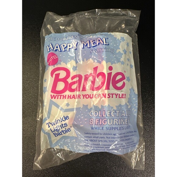 Other - 1992 McDonald’s Barbie Twinkle Lights Happy Meal Toy Sealed Bag